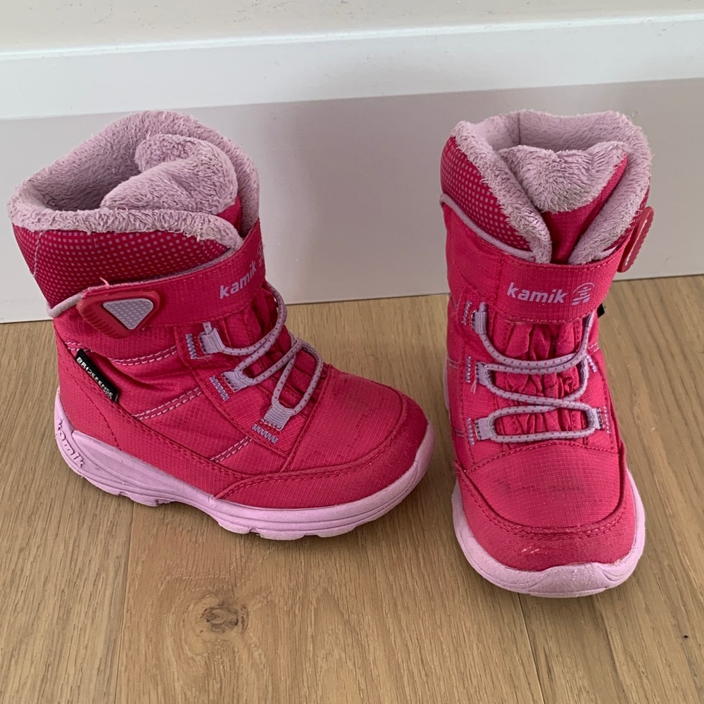 Kamik Kids Fuchsia Snow Boots